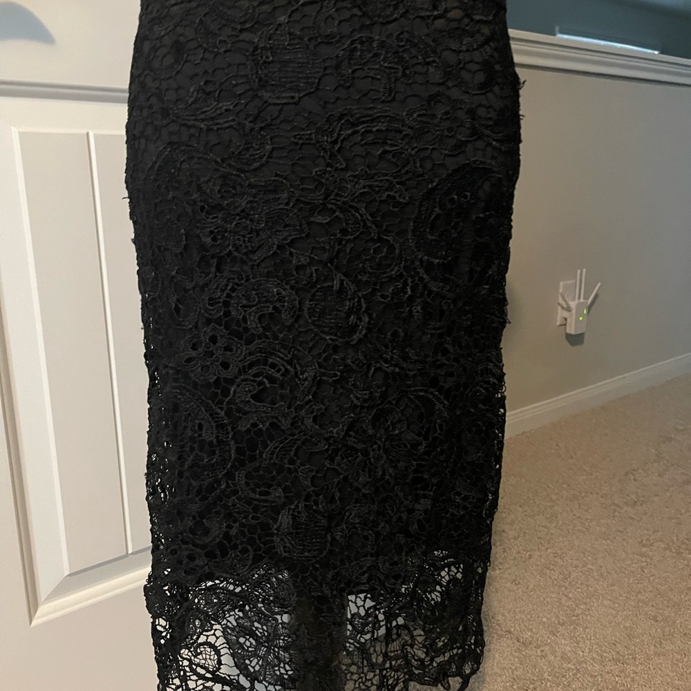 Black Lace Skirt